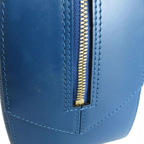 Auth LOUIS VUITTON Epi Sablon Handbag Toledo Blue Epi Leather - Picture 8 of 12